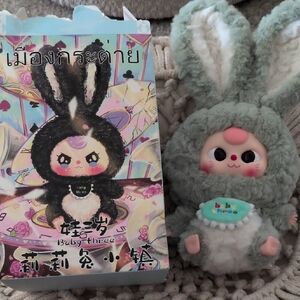 Labubu Baby three - Lily Rabbit Town, Bunny Toy with Box - Daisy